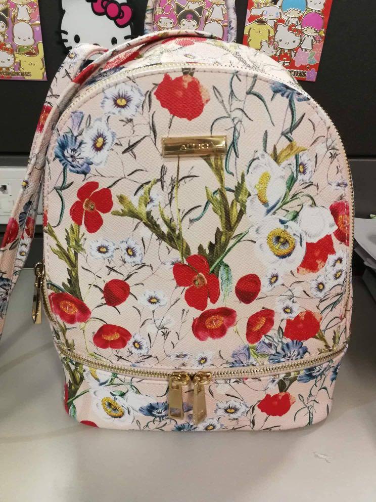 aldo floral backpack