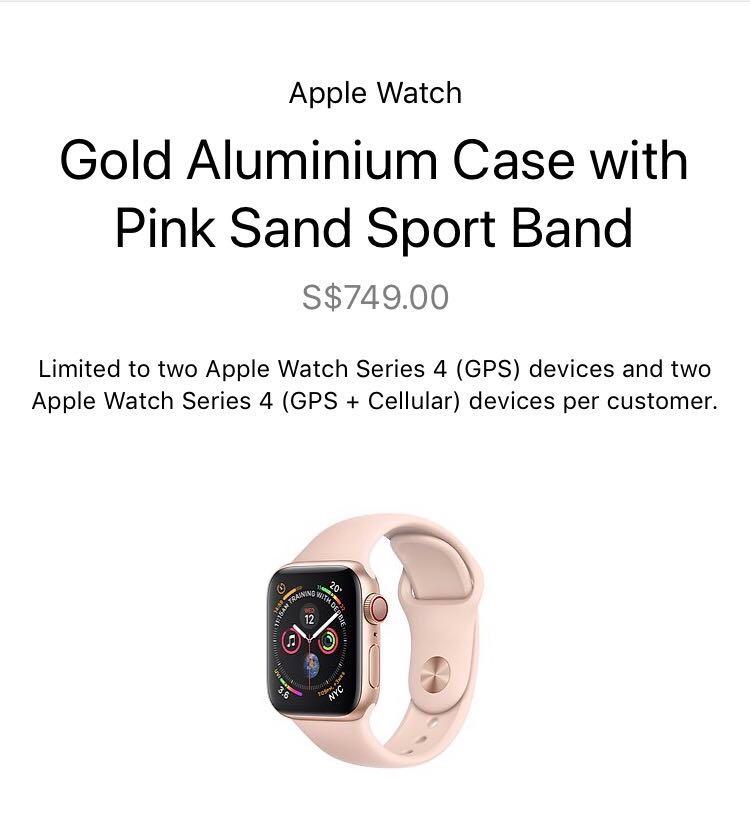 Apple watch series 4 40mm cellular gps online