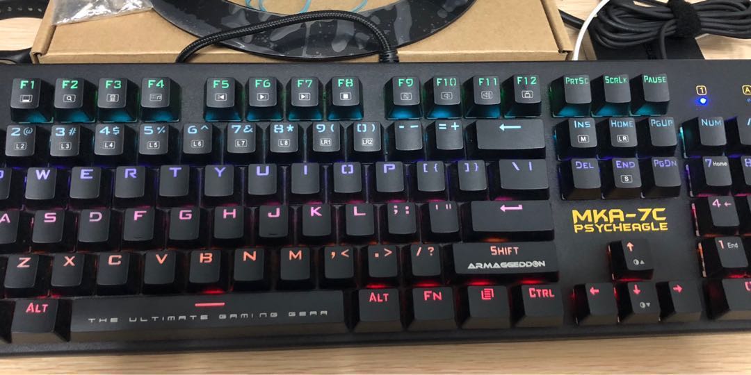 Armageddon Mechanical Keyboard Mka7c Psycheagle 2017 Computers Tech Parts Accessories Computer Keyboard On Carousell