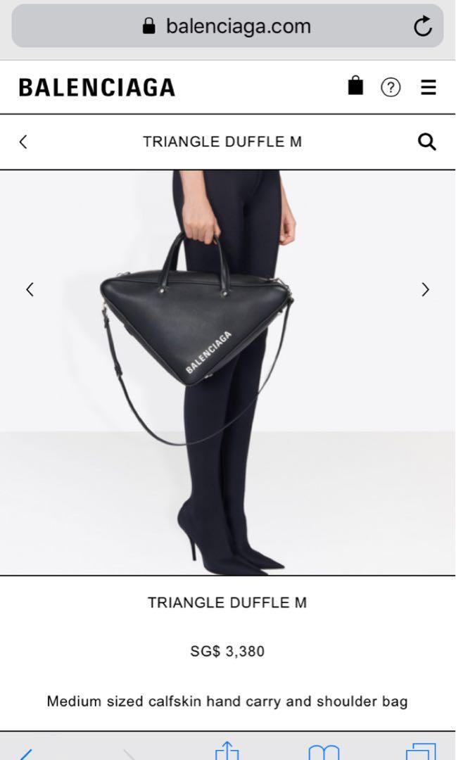 Balenciaga triangle bag medium sales