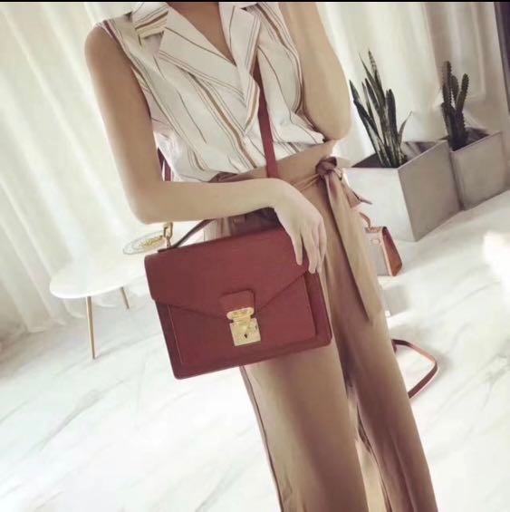 Authentic Louis Vuitton Epi Monceau Bag, Luxury, Bags & Wallets on
