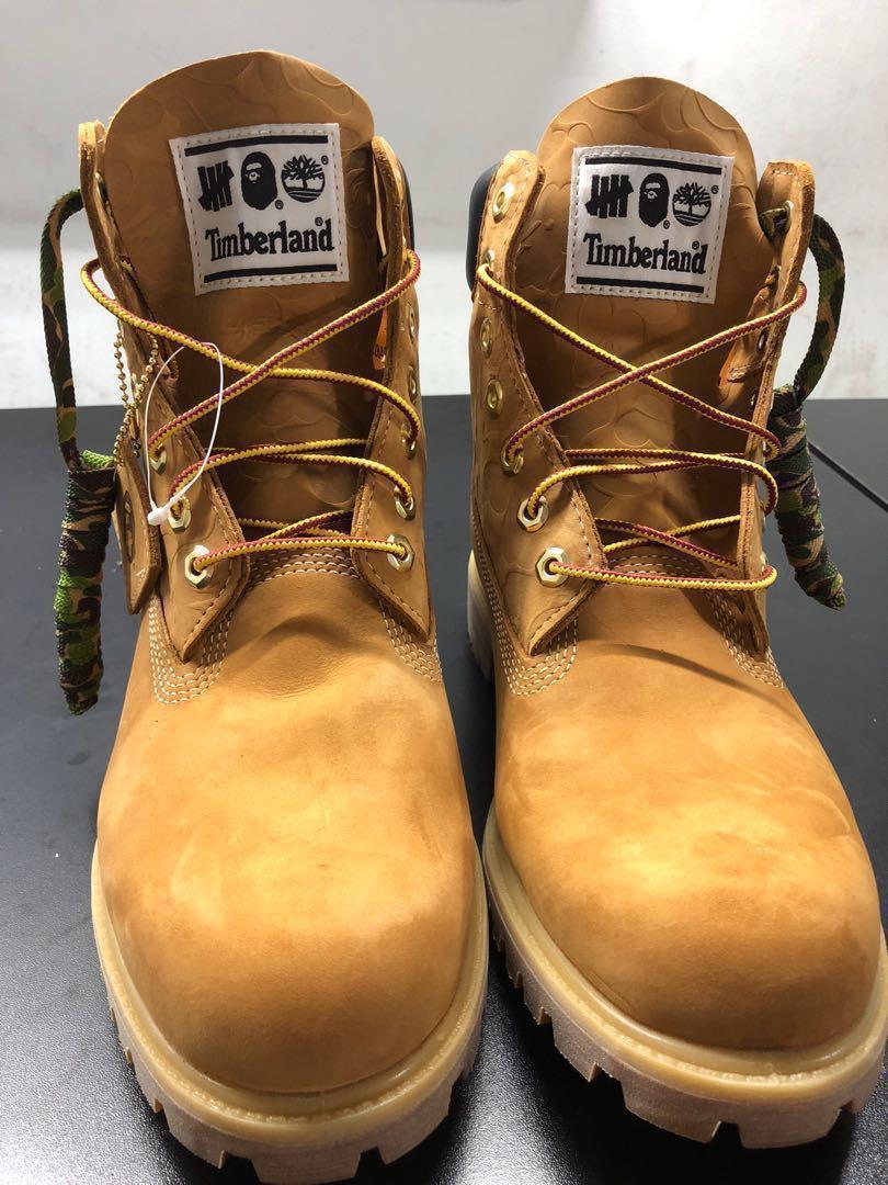 bathing ape timberland