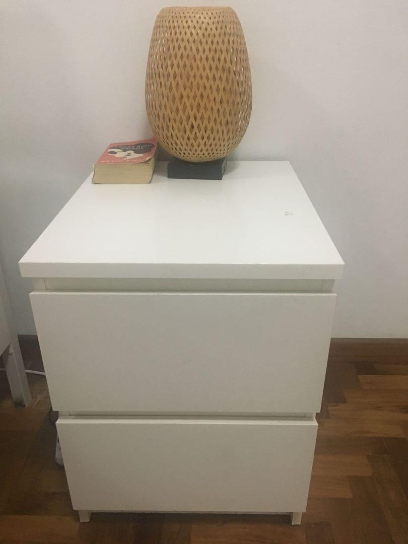 Bed Side Drawers X2 Furniture Home Living Furniture Tables Sets