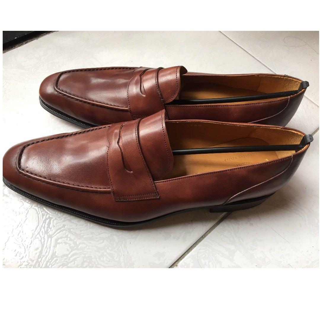 BRAND NEW: Meermin Cognac Museum Calf Penny Loafers, Men's Fashion ...
