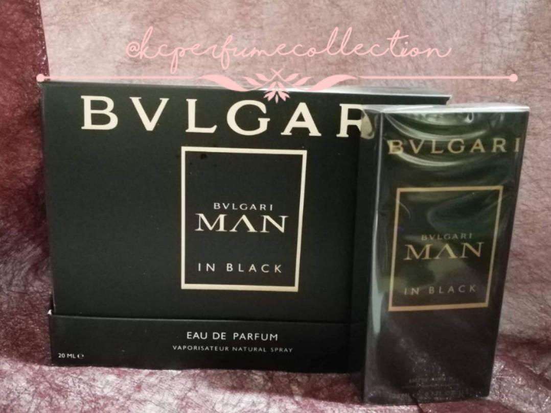 Bvlgari Man In Black 20ml Health Beauty Perfumes Nail Care Others On Carousell