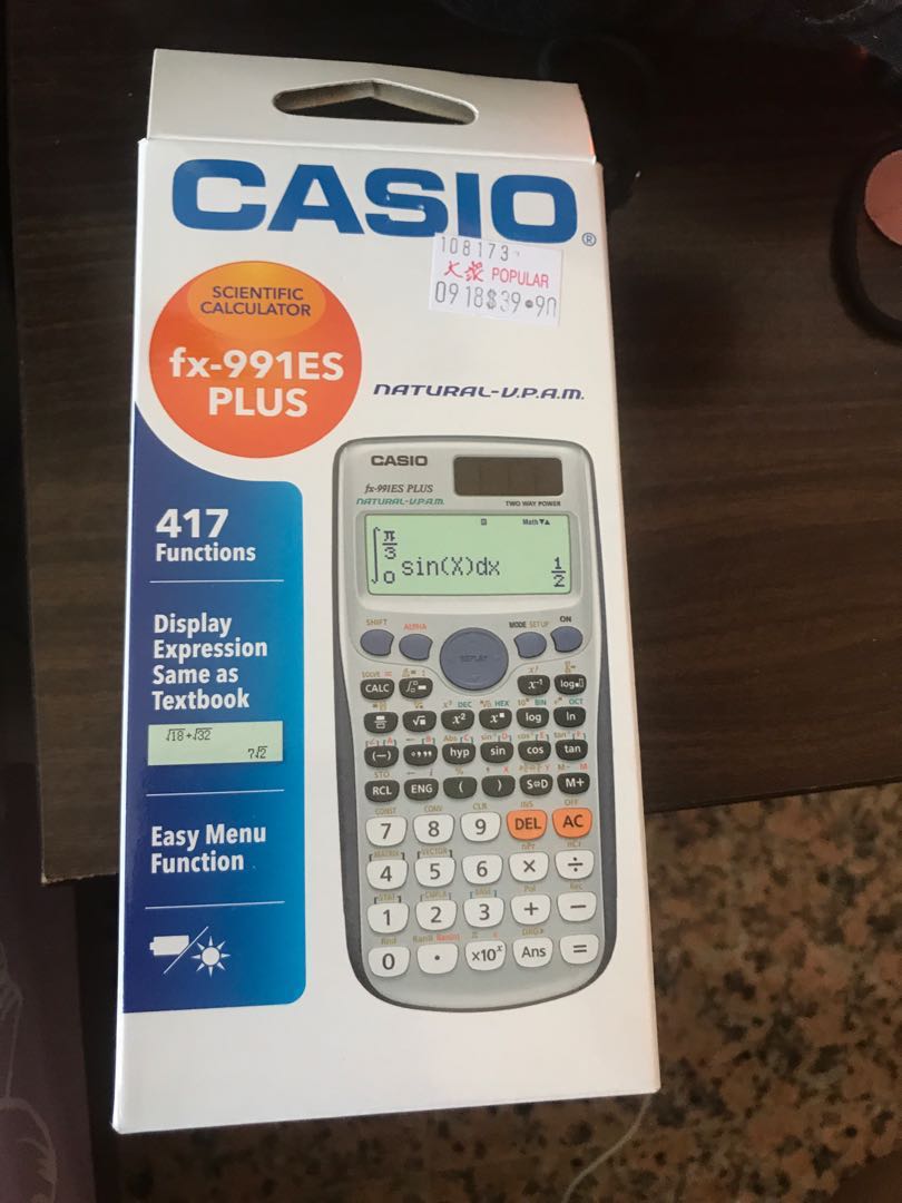 Casio store fx 58