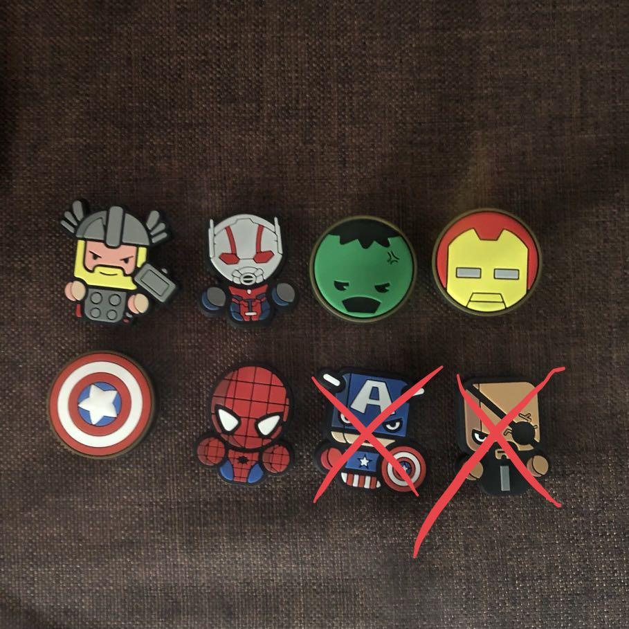 captain america jibbitz