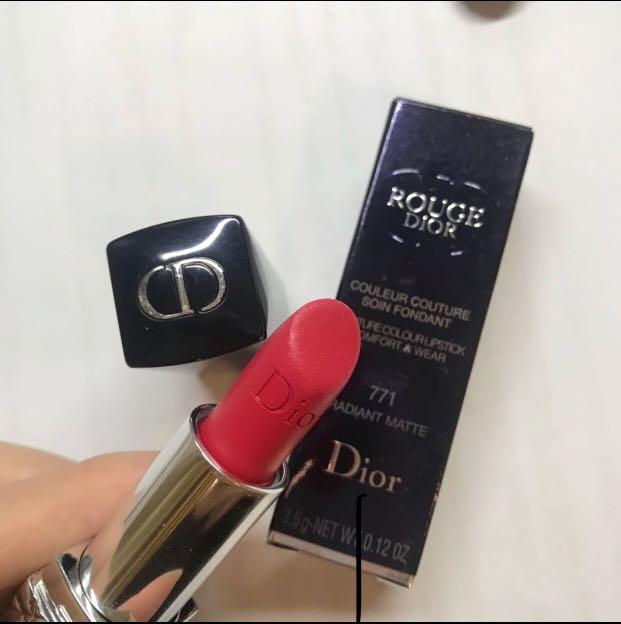 esthetisch Arresteren Buskruit Dior matte lipstick 771, Beauty & Personal Care, Face, Makeup on Carousell