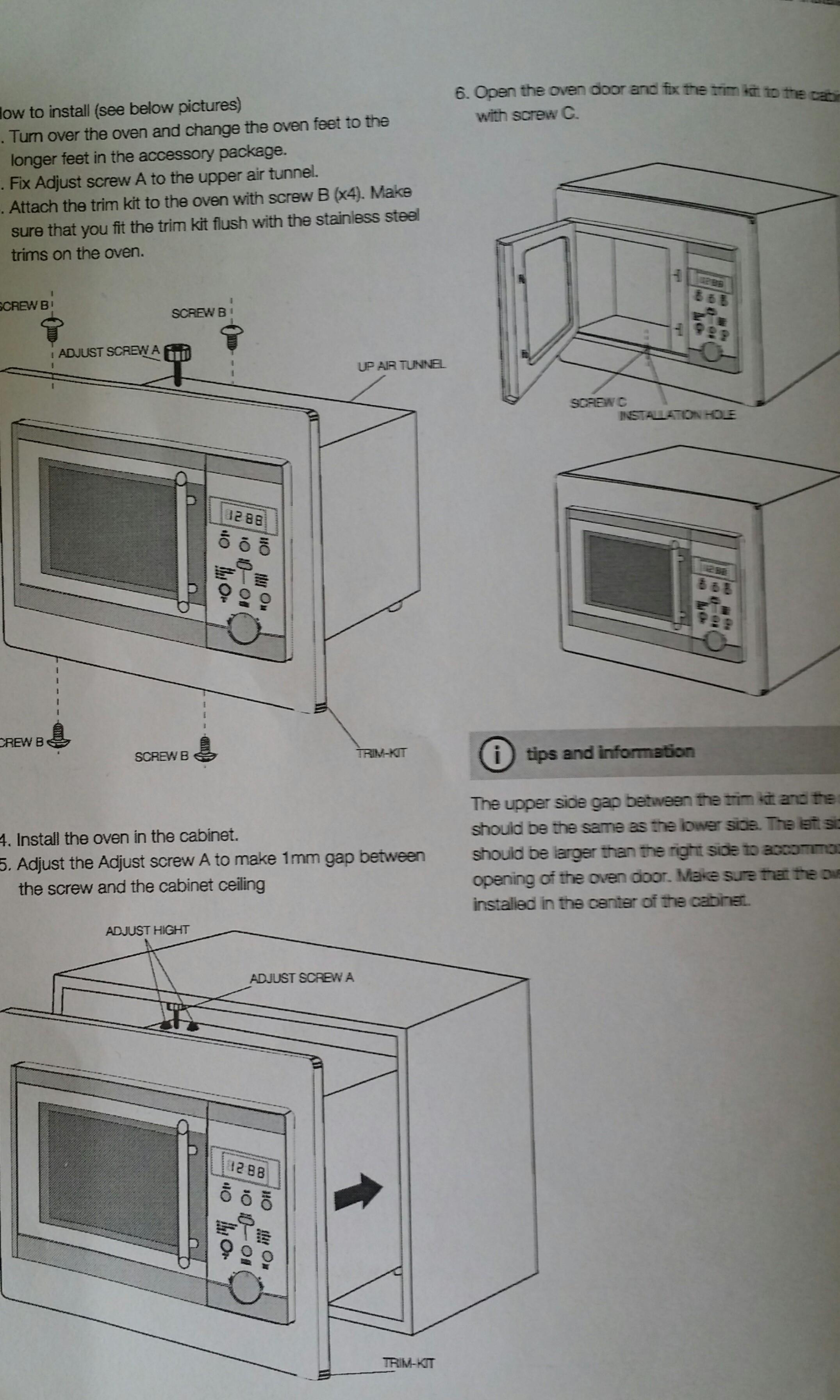 Electrolux Builtin MicrowaveOven (EMS2048X), TV & Home Appliances