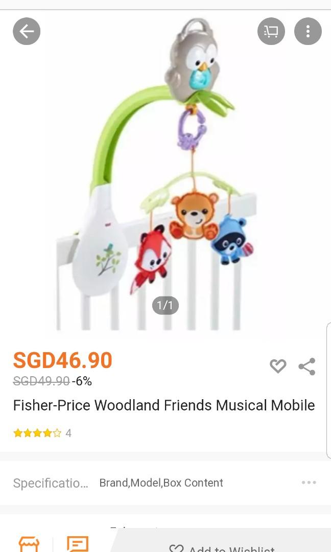 Fisher Price Musical Mobile Babies Kids Infant Playtime On Carousell