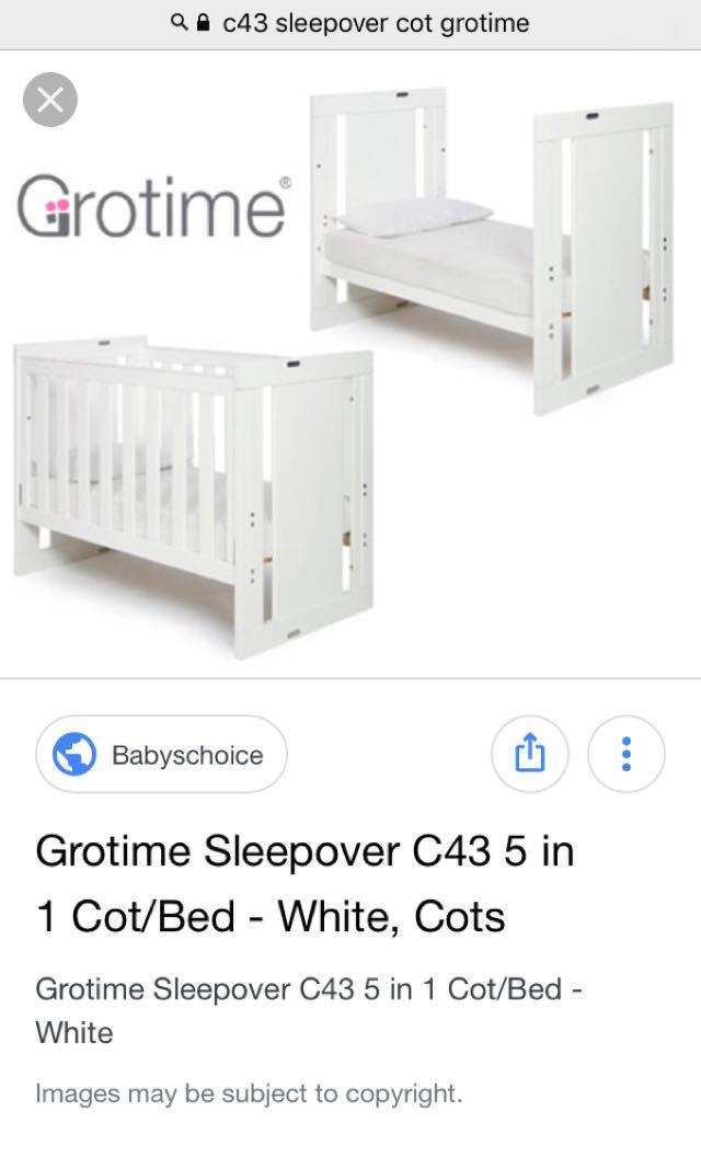 Grotime Convertible 5 in 1 Cot
