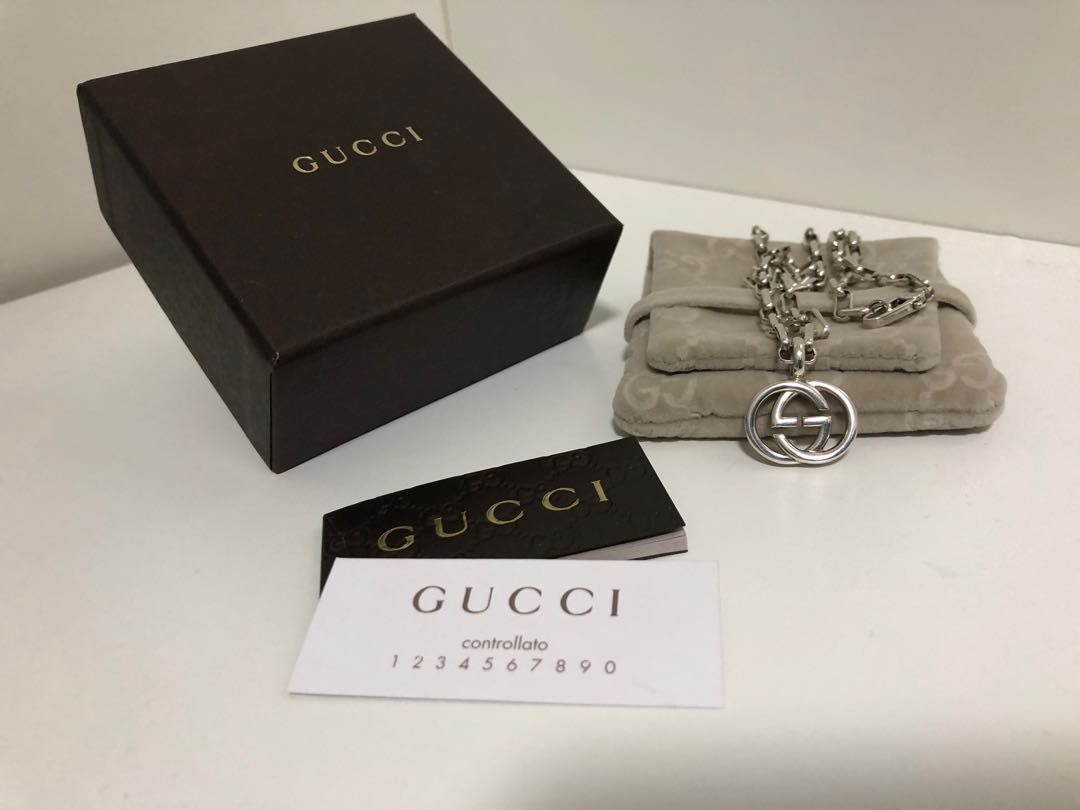 Gucci strawberry interlocking G necklacesterling silver preorder, Women's  Fashion, Jewelry & Organizers, Necklaces on Carousell