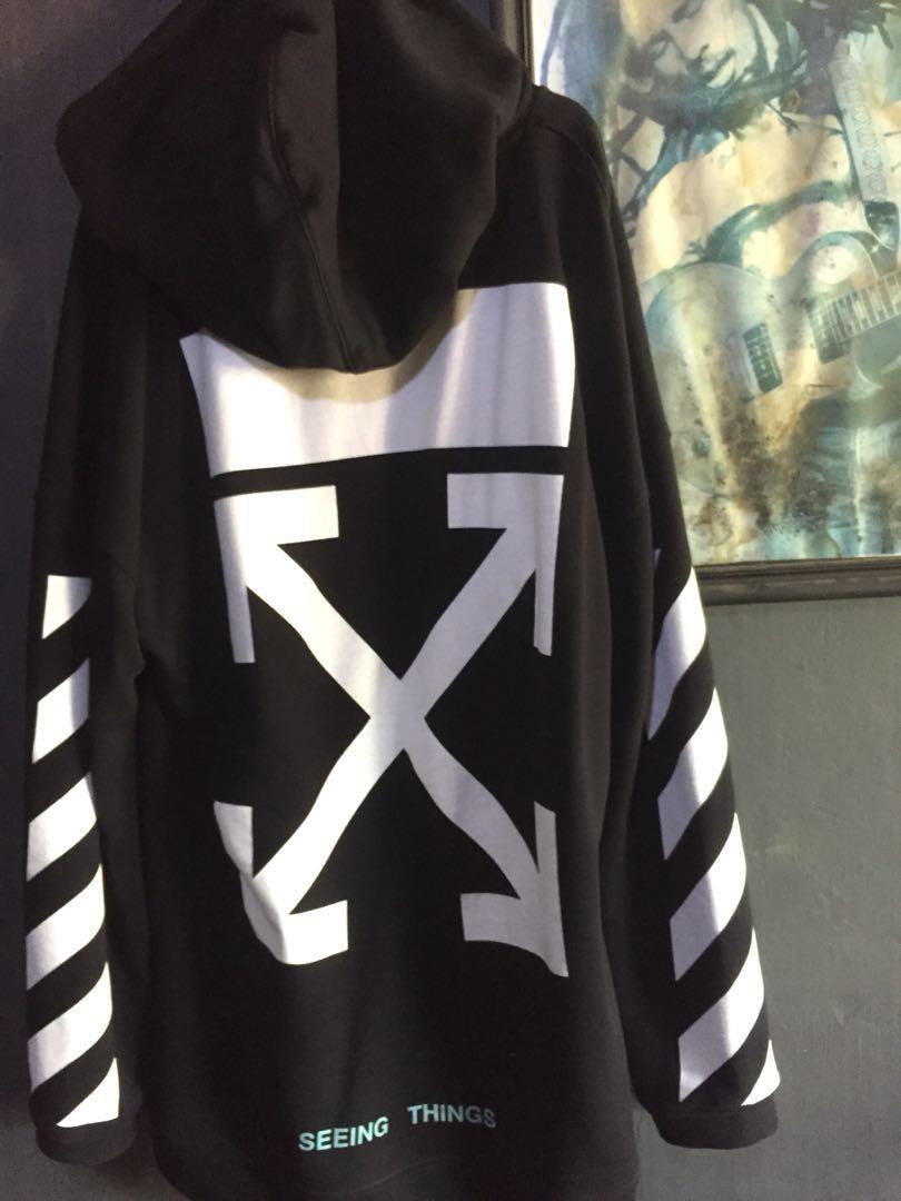 Hoodie off top white original