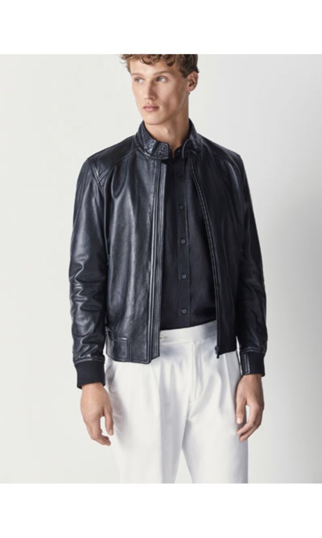 Jaket Massimo Dutti Nappa Er Thermo Sealed Detail