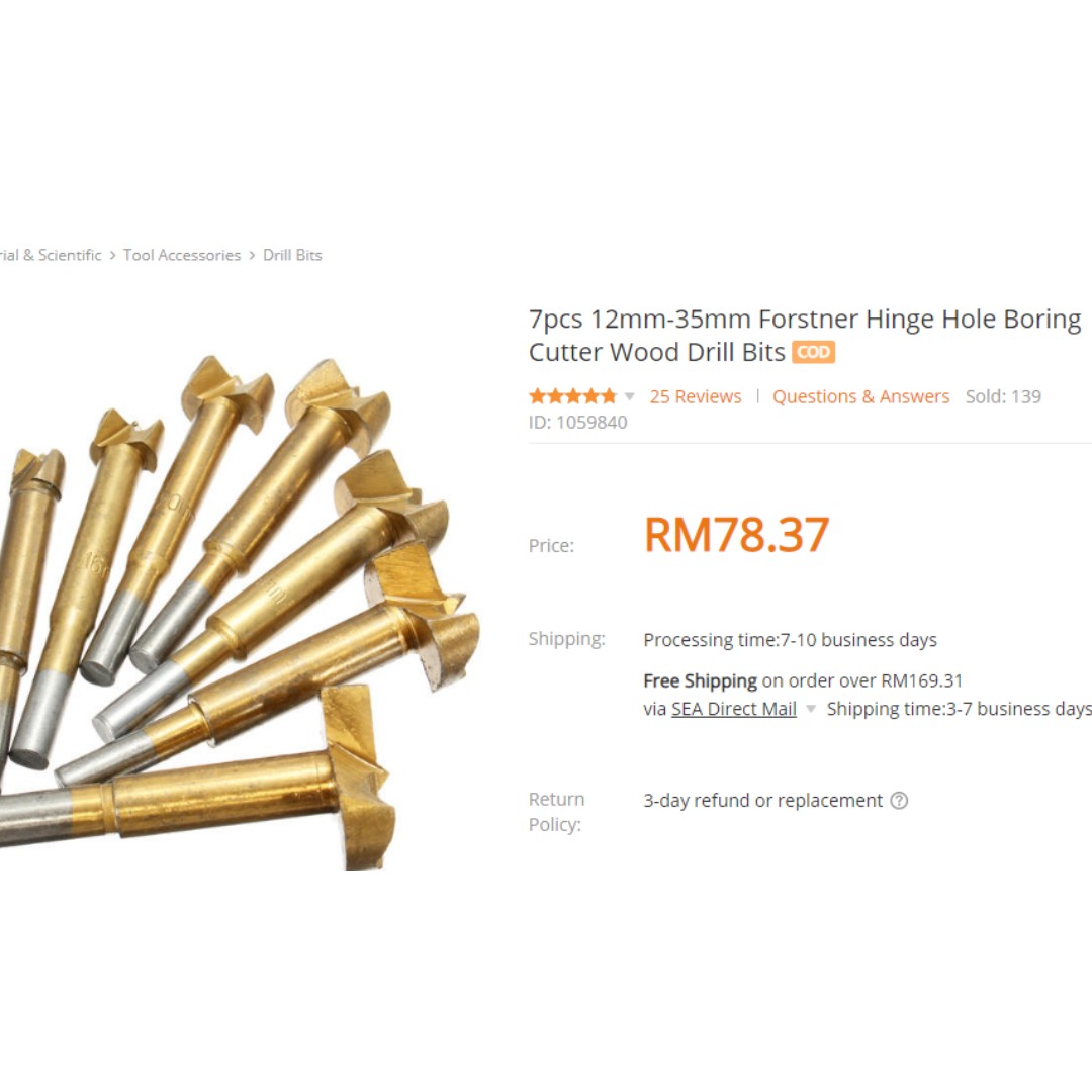 Kreg Mini Jig And Forstner Drill Bits Combo Home Furniture