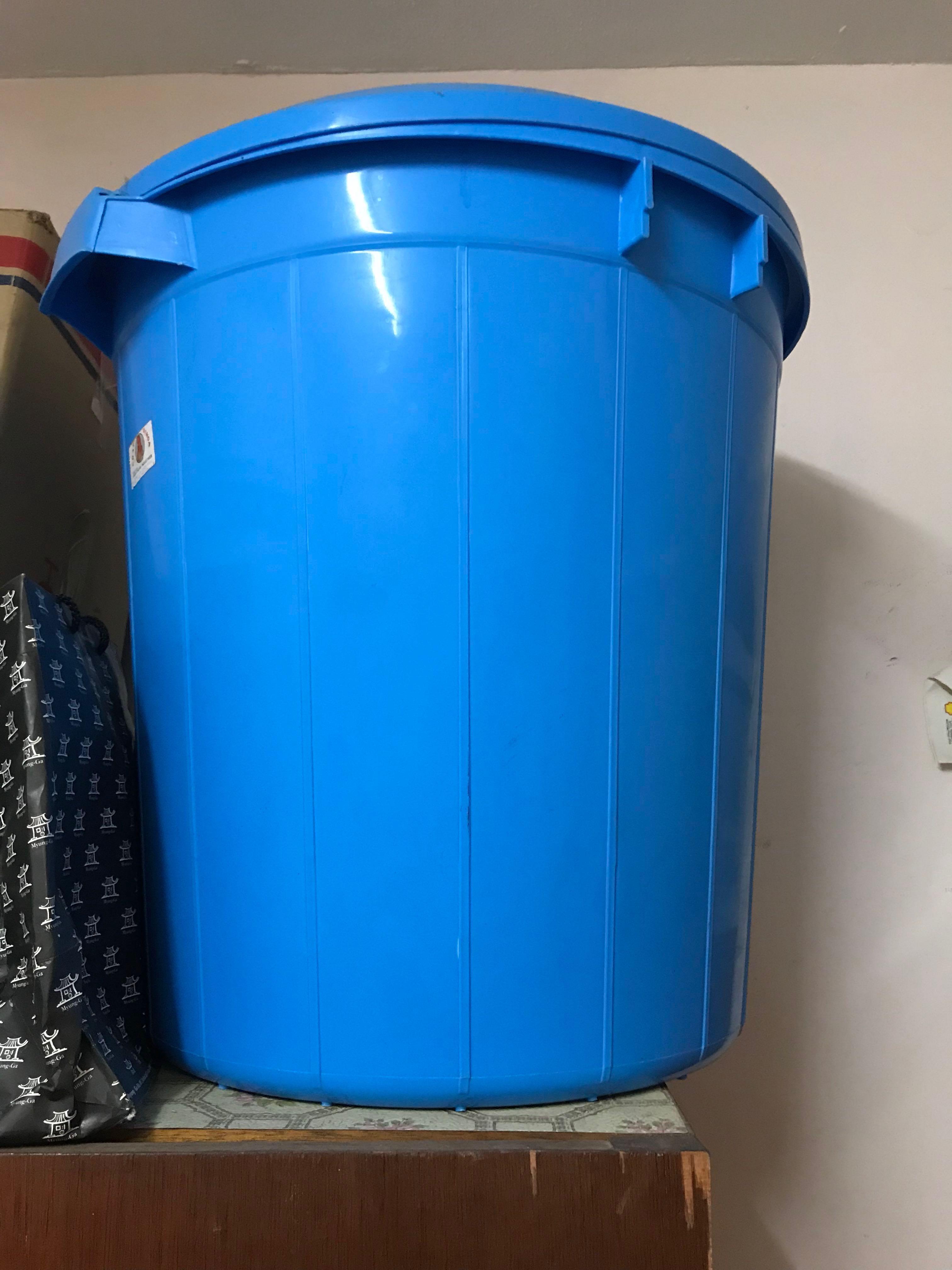 Large Plastic Water Storage/Container/Bucket, Furniture & Home Living