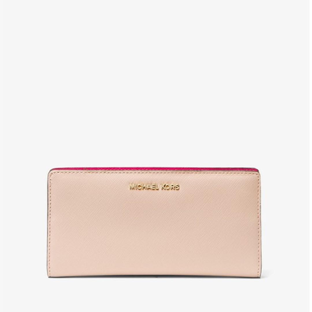 michael kors saffiano leather slim wallet