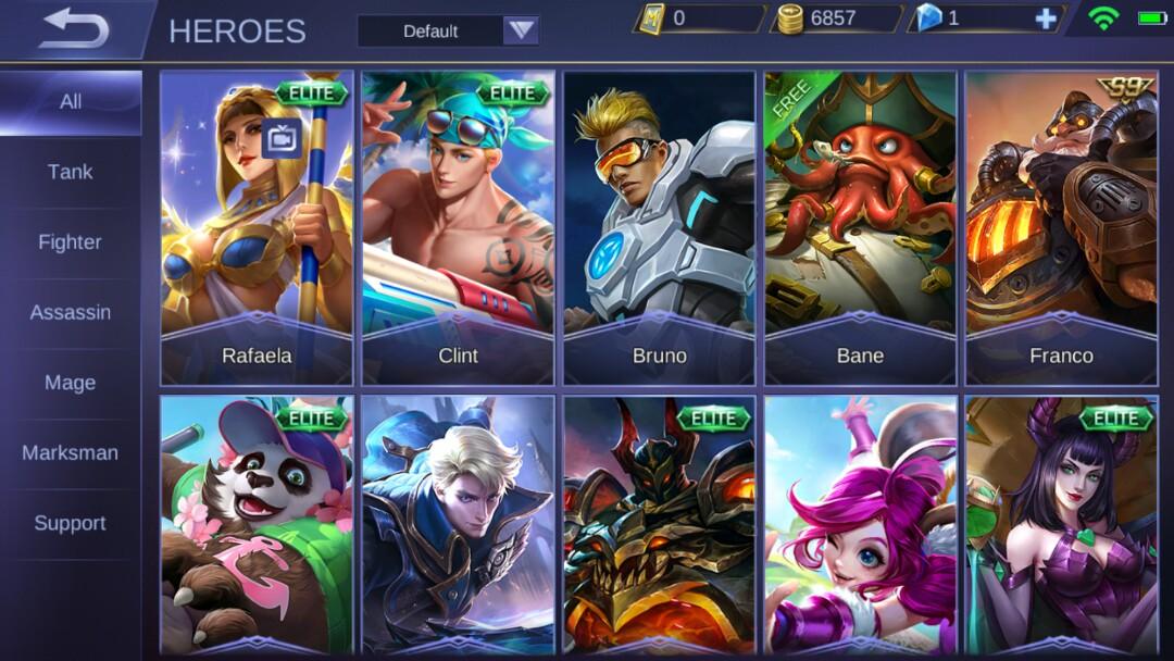 Mobile Legend Account Ex Mythic Account Lots Of Hero And Decent Wr Video Gaming Gaming Accessories Game Gift Cards Accounts On Carousell
