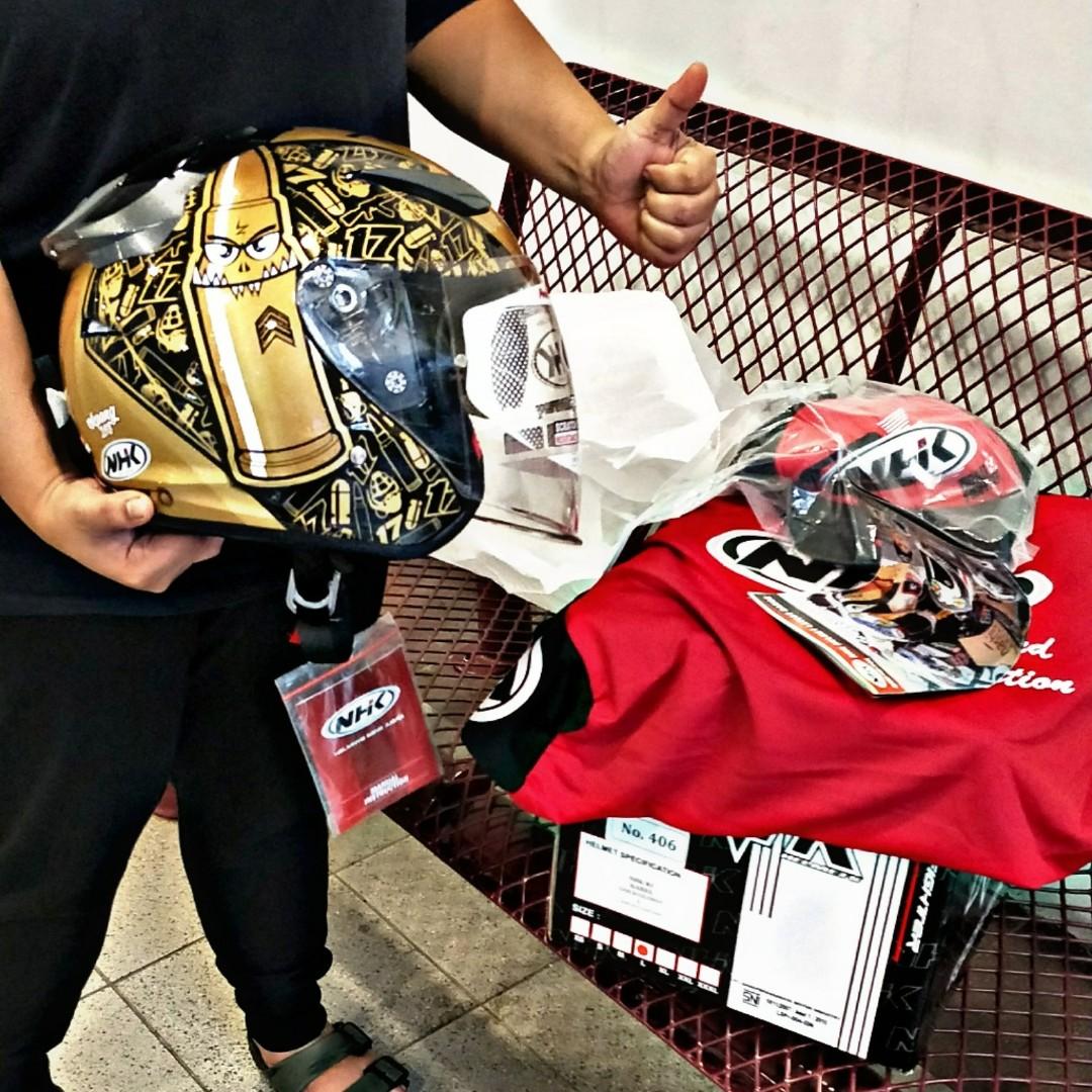 Nhk Helmet Limited Editon Motorcycles Motorcycle Accessories On Carousell