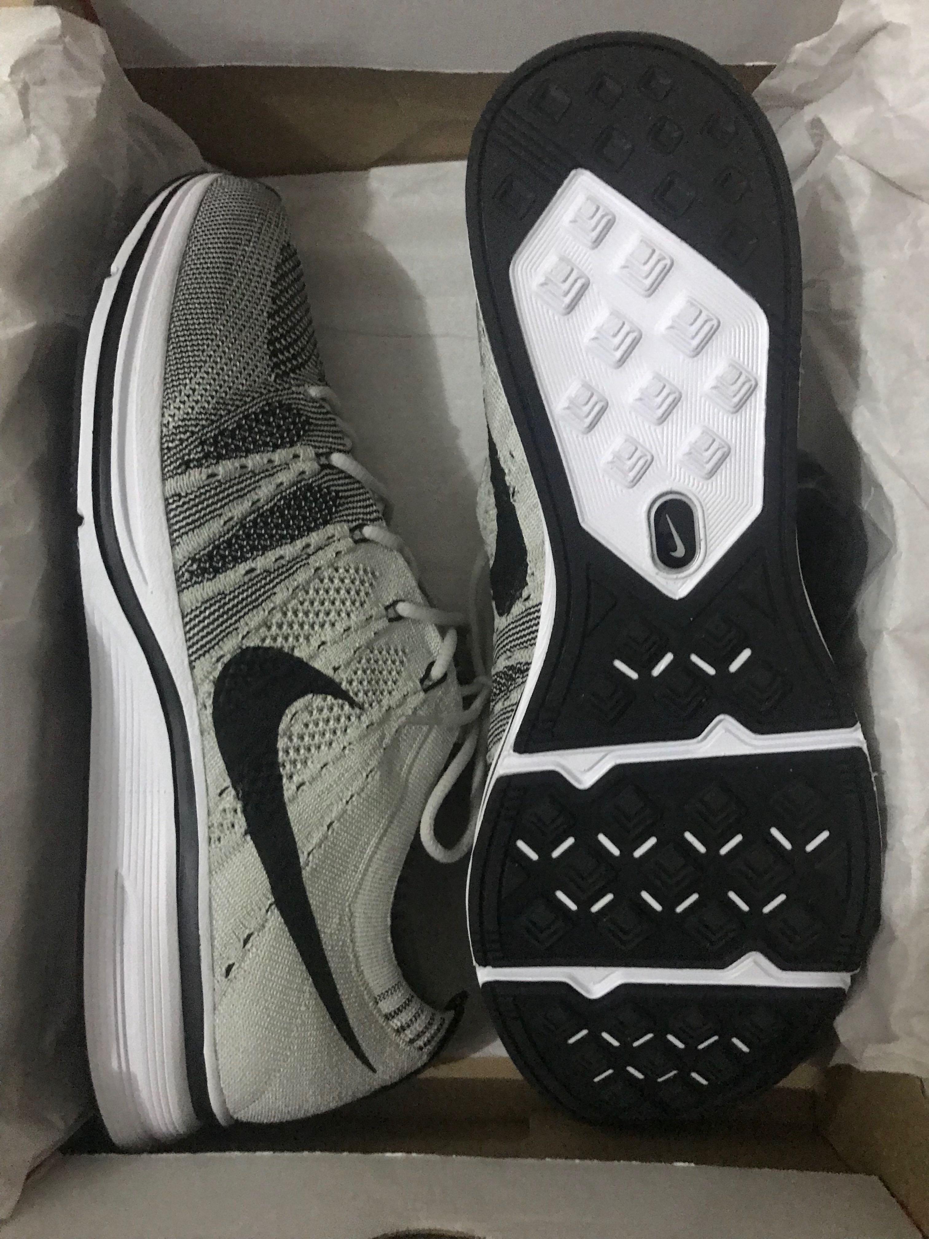 Nike Flyknit Trainer Pale Grey US10 BNIB