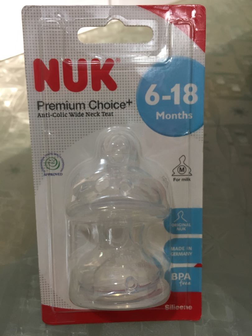 NUK milk bottle Anticolic Teat, Babies & Kids, Nursing & Feeding