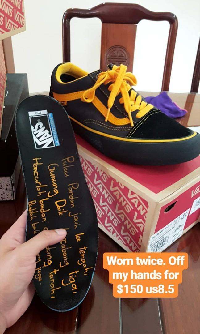 PADIN MUSA OLD SKOOL VANS Men s Fashion Footwear Sneakers on Carousell