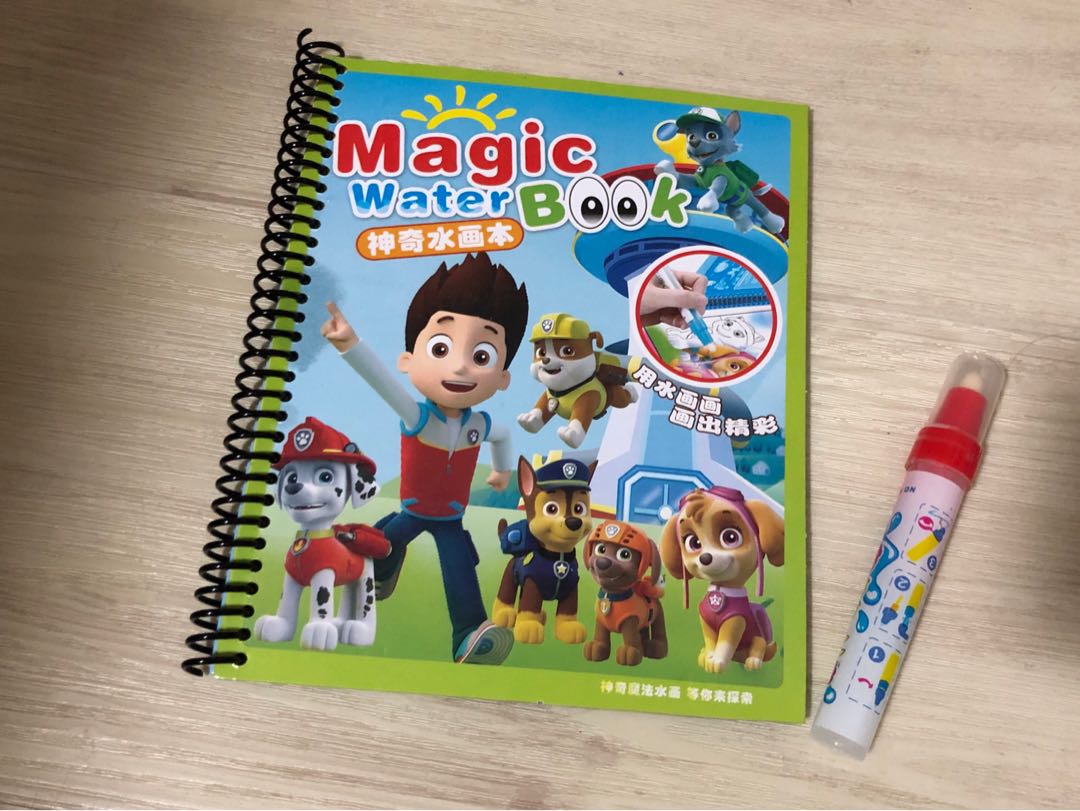 Paw Patrol Magic colouring book, Hobbies & Toys, Books ...