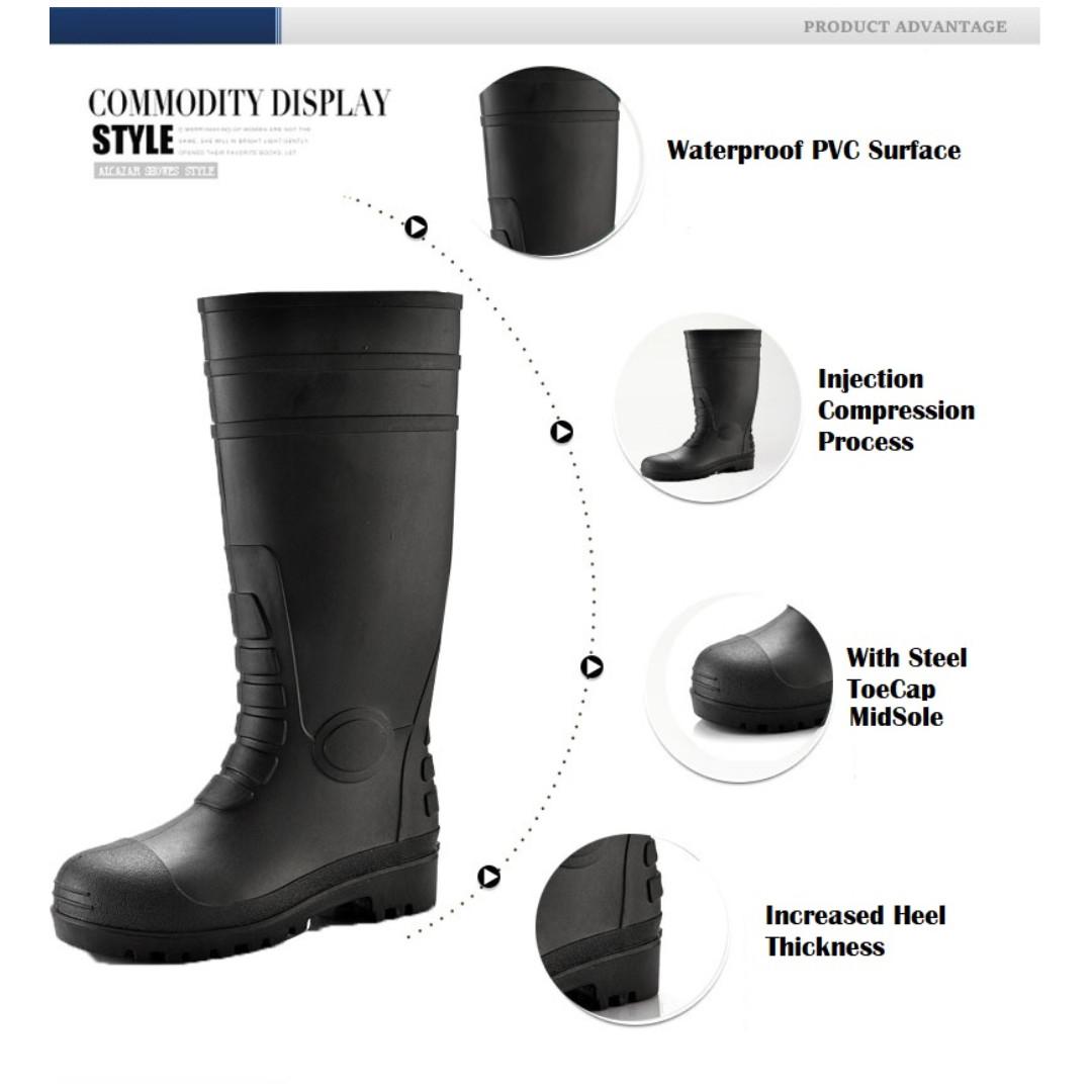 Phua Chu Kang High Boots With Breathable Air For Unisex Size Uk5 13 Available In Black Yellow White Men S Fashion Footwear Boots On Carousell