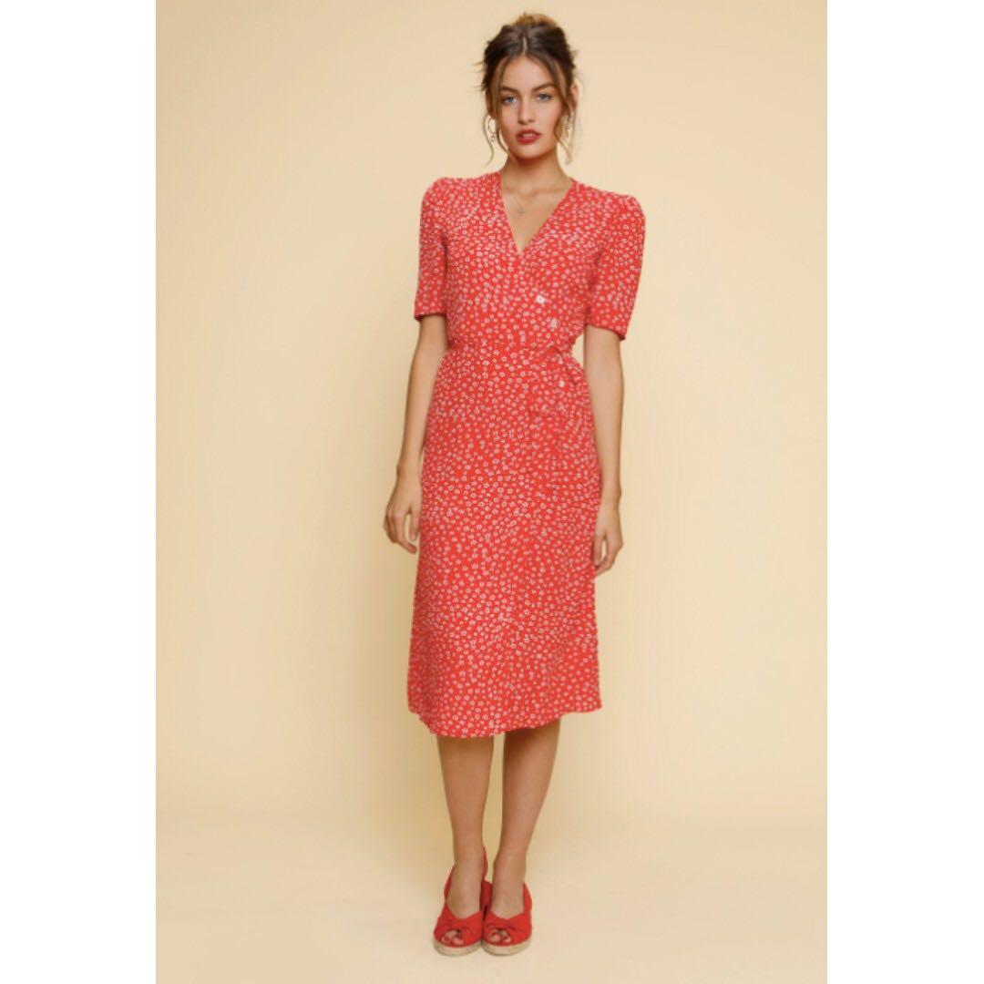PO Rouje Robe Gabin Dress Red