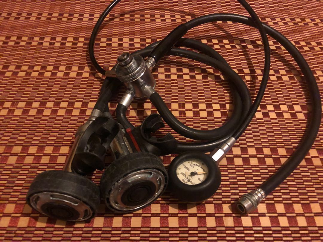 Poseidon Cyklon Metal Regulator (DIN), Sports Equipment, Sports & Games