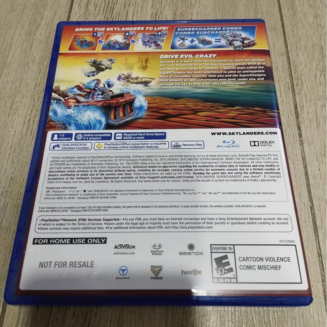 PS4 Skylanders Superchargers with Portal, Video Gaming, Video Games