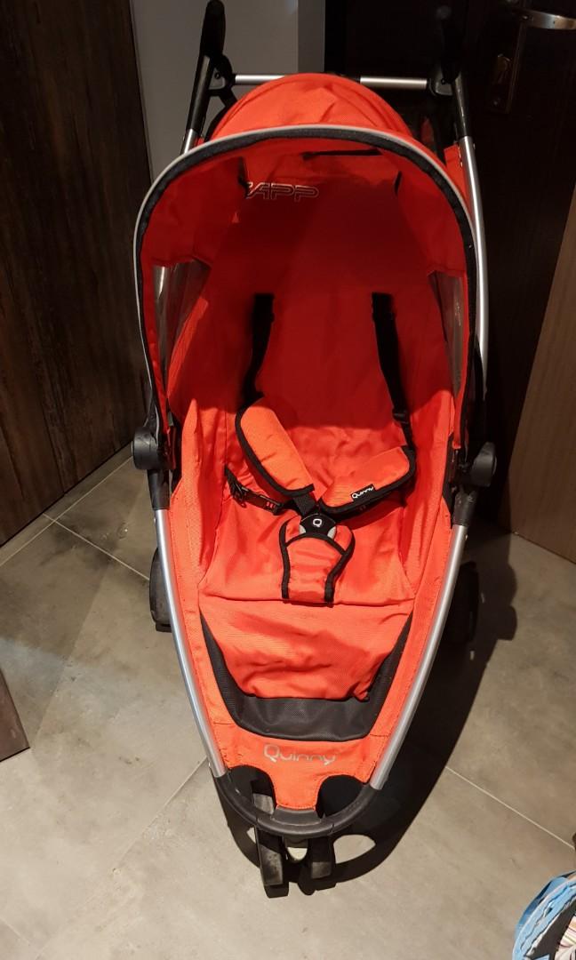 quinny stroller orange