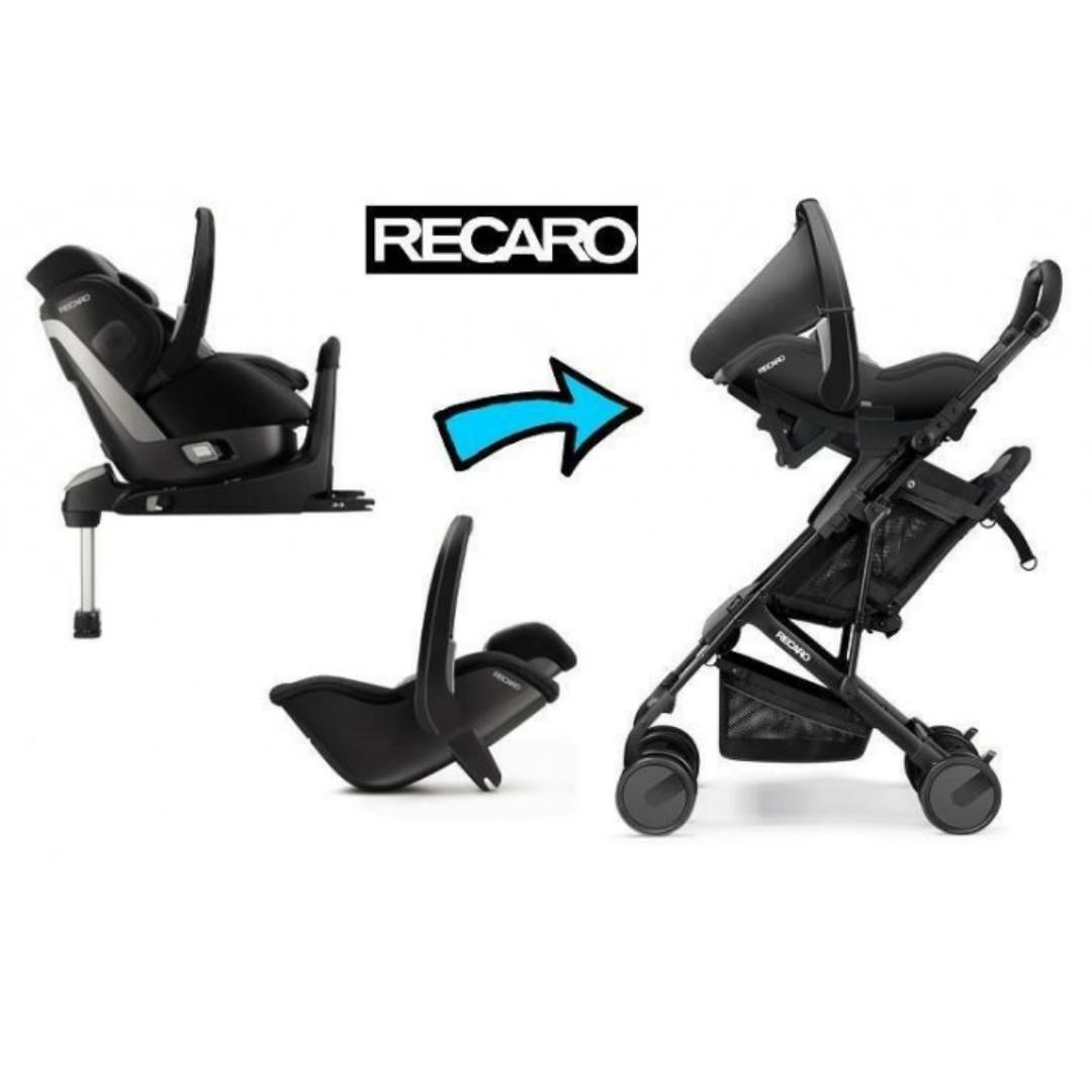 満点の RECARO Zero.1 EASYLIFE(アダプターセット)（ドイツの & Elite チャイルドシート