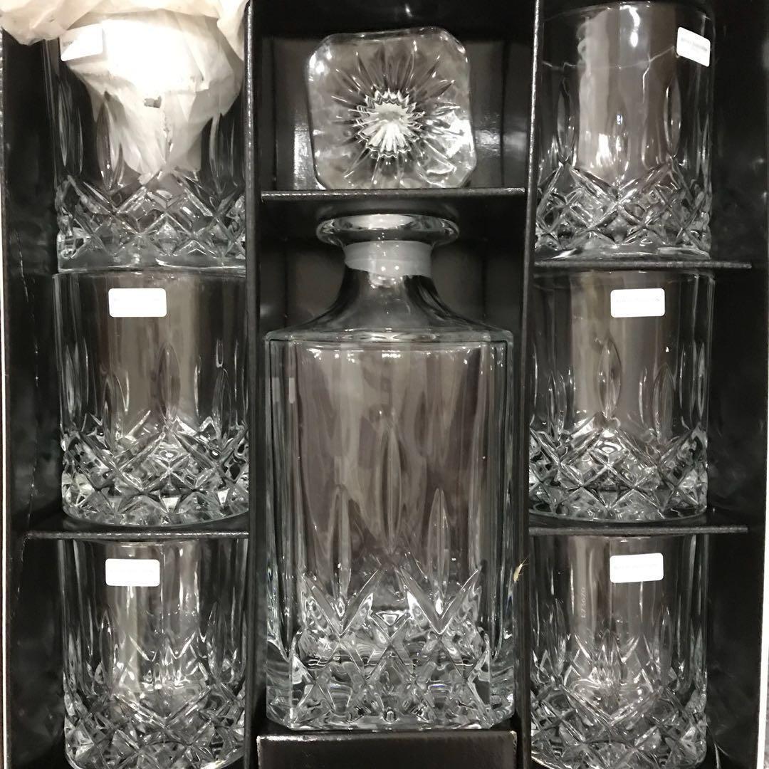 Royal Doulton Decanter & 6 Tumblers, Luxury, Accessories on Carousell