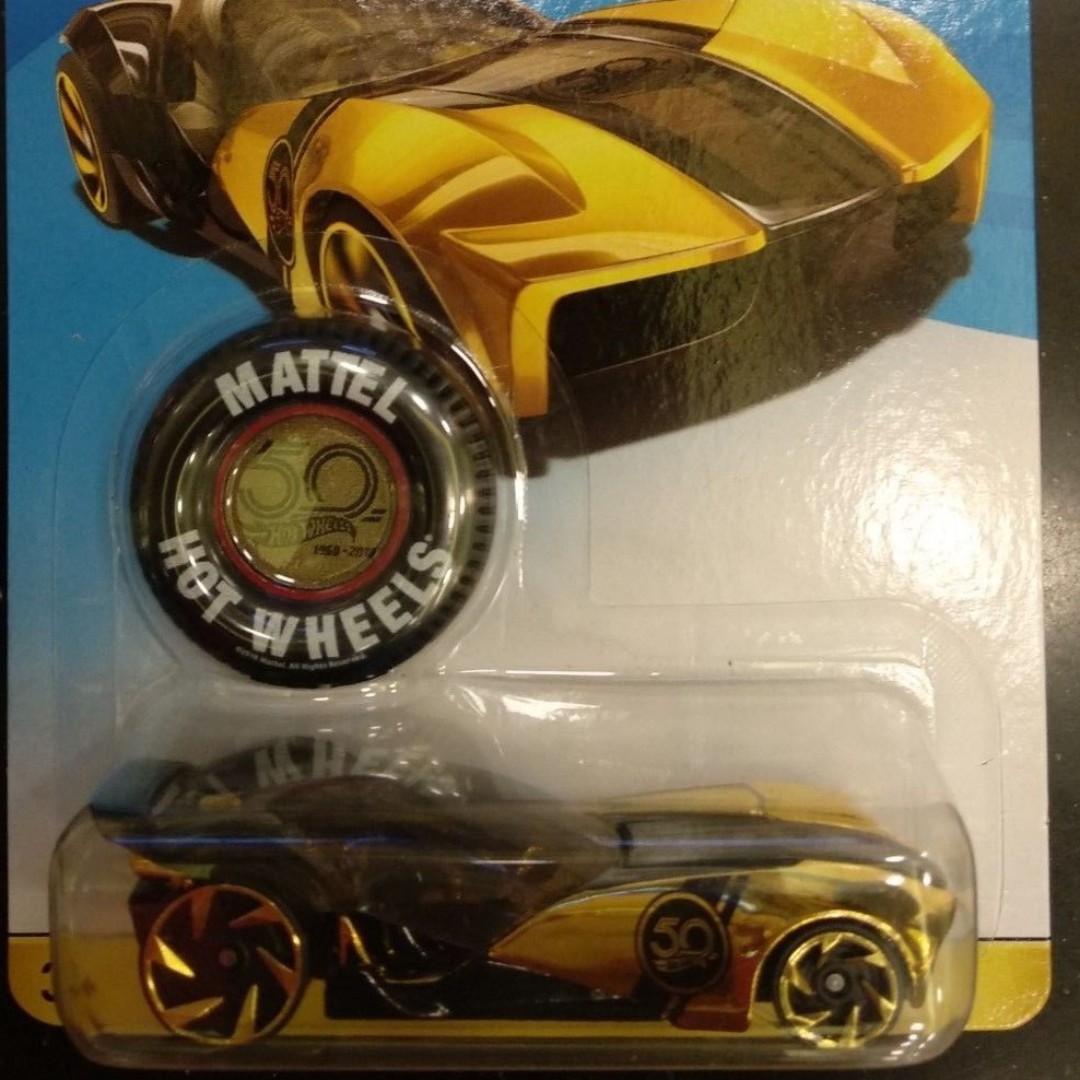 hot wheels gold car