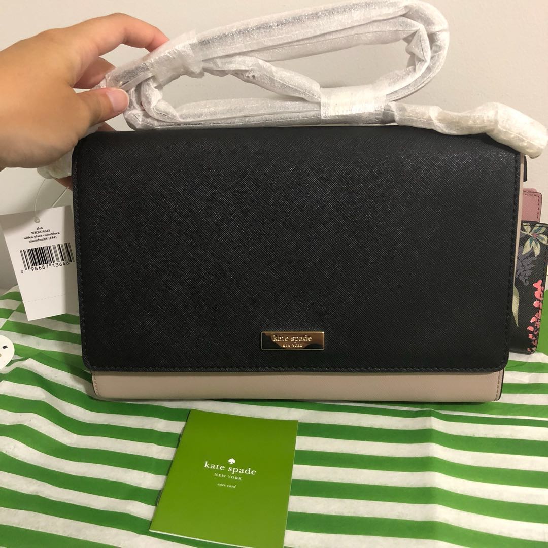 kate spade new york tilden place alek leather crossbody handbag