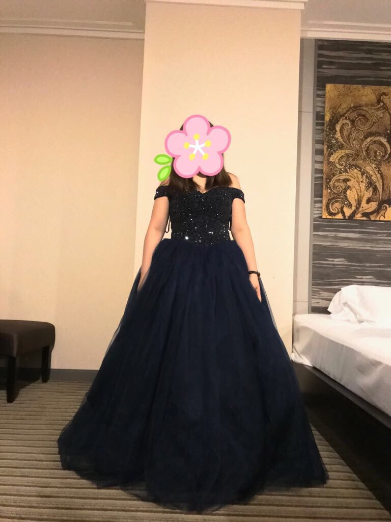 starry night ball gown