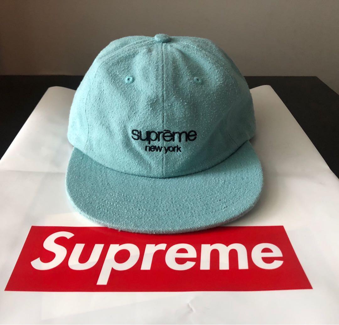 supreme napped canvas hat
