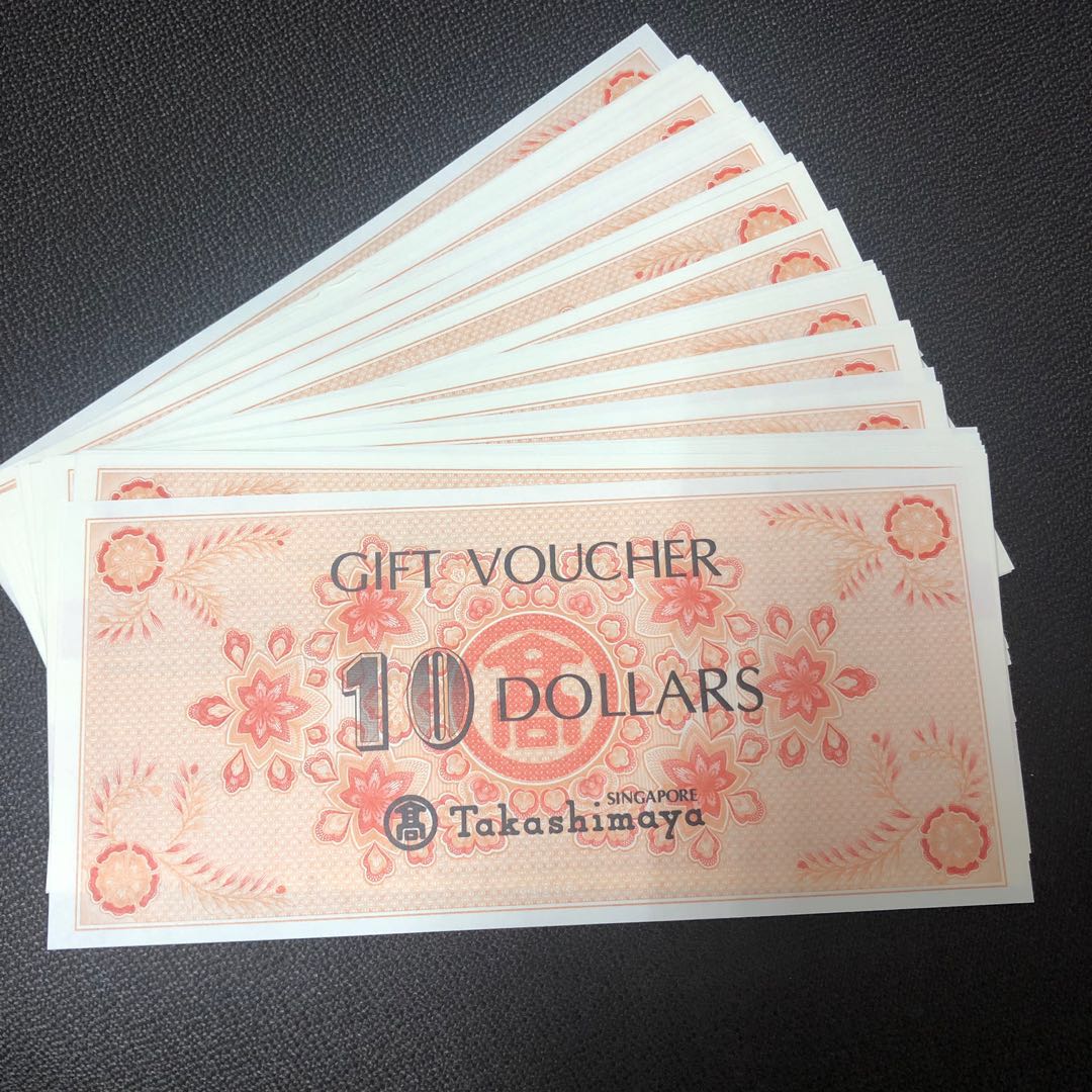 Takashimaya Voucher, Tickets & Vouchers, Vouchers on Carousell