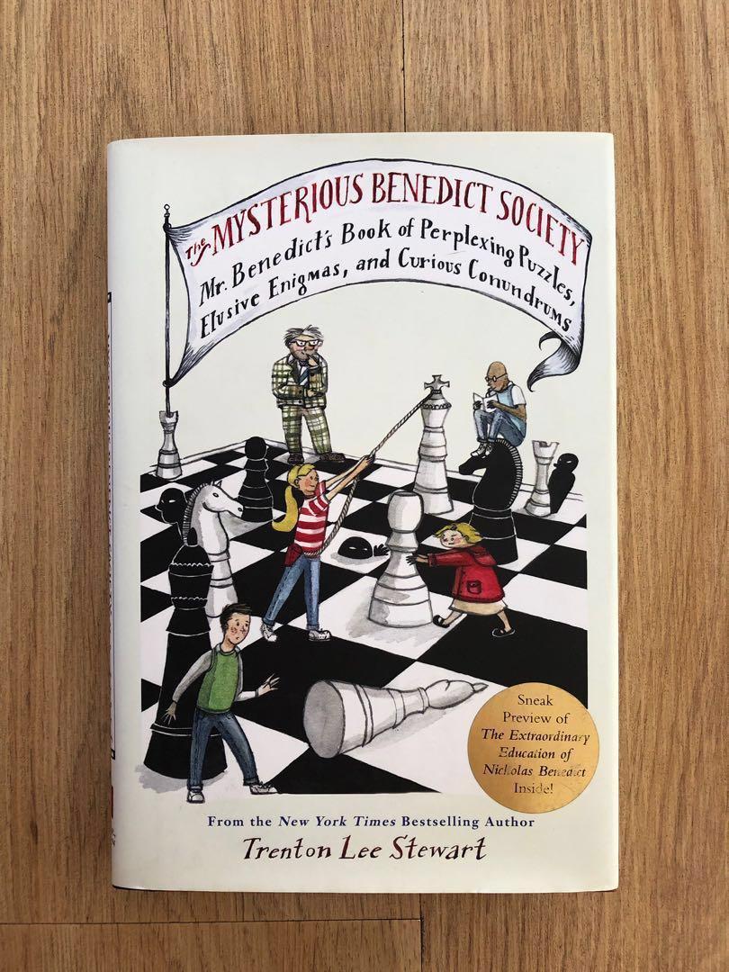 The Mysterious Benedict Society Mr Benedict S Book Of Perplexing Puzzles Elusive Enigmas And Curious Conundrums By Trenton Lee Stewart Hobbies Toys Books Magazines Children S Books On Carousell
