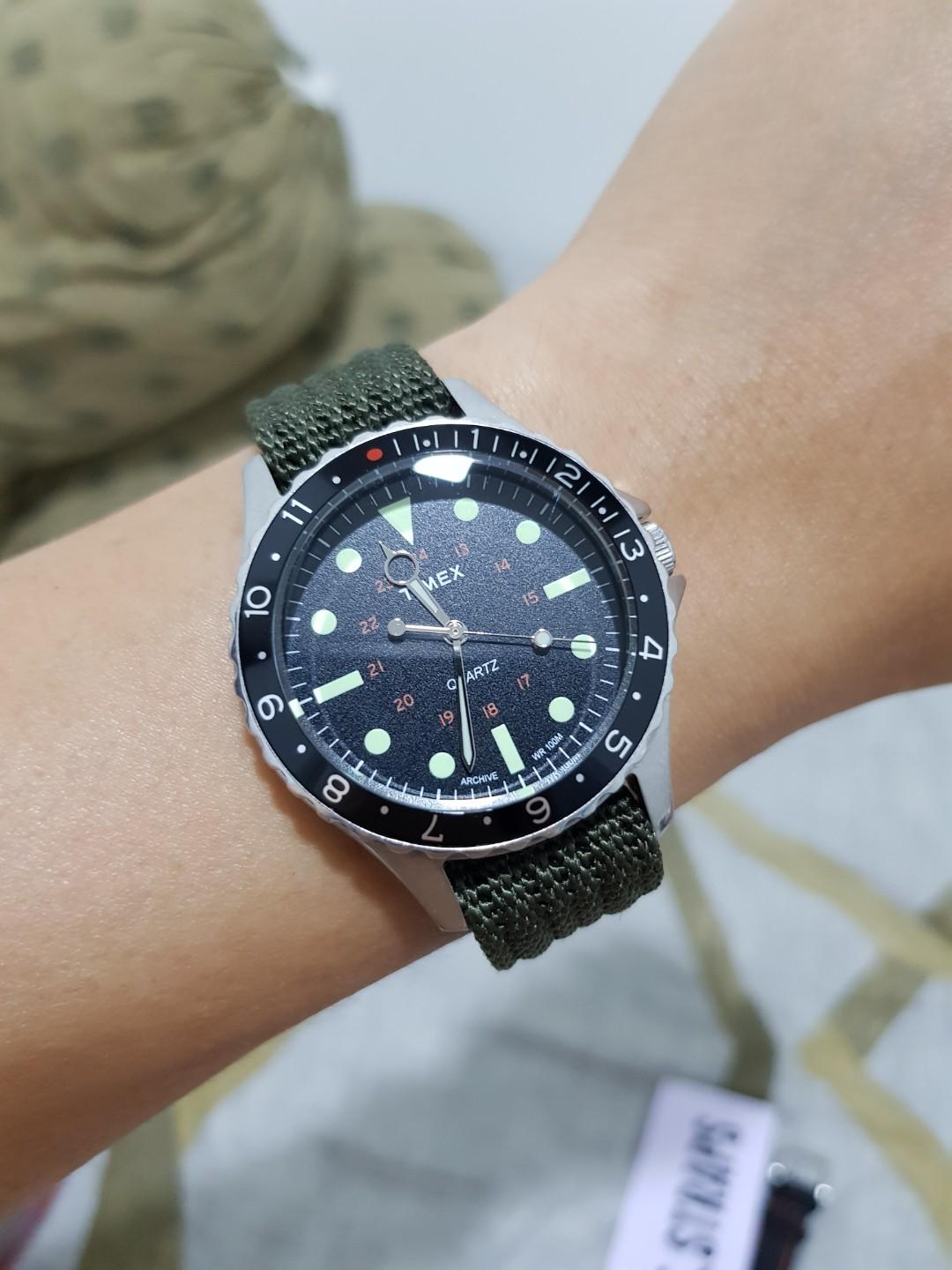 Timex Navy Harbor 38mm Men s Fashion Watches Accessories