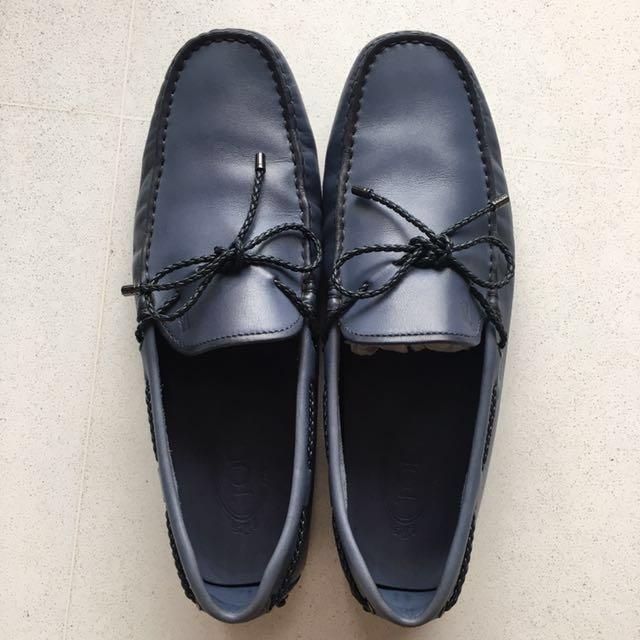 Classic Boat Shoes Loafers Blue Slip 