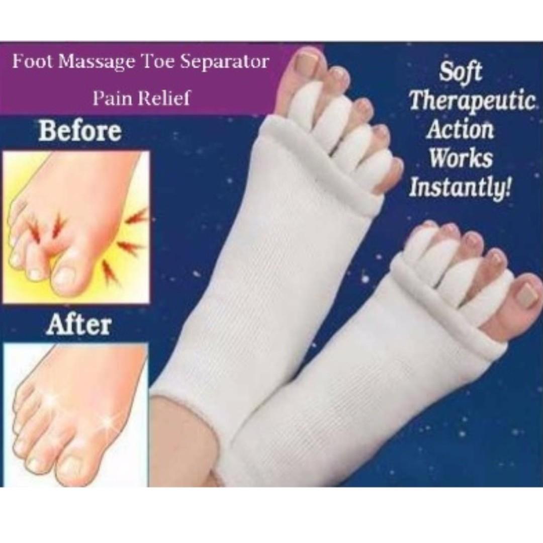 Massaging Toe Separator Socks