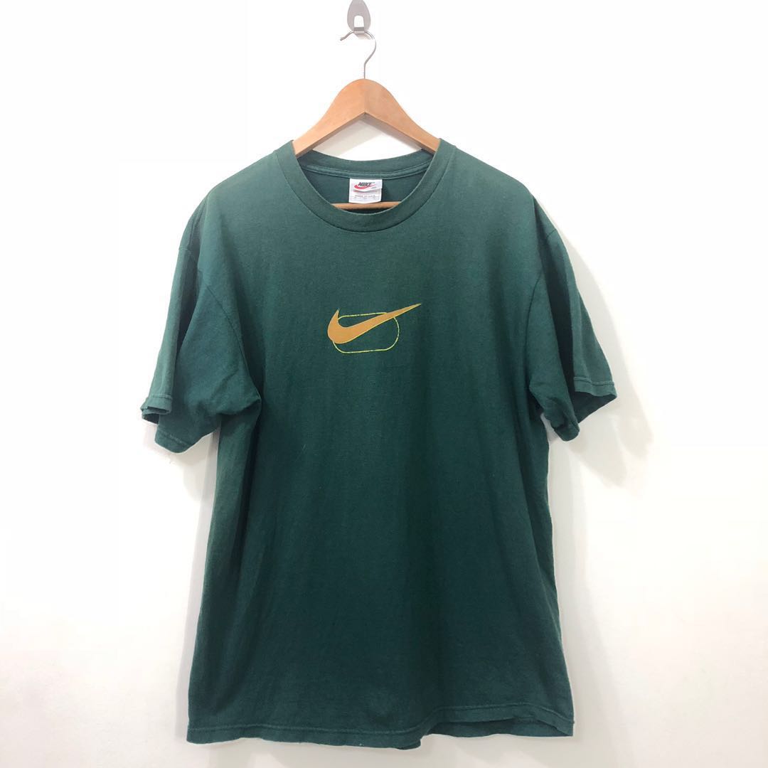 nike retro t shirt green