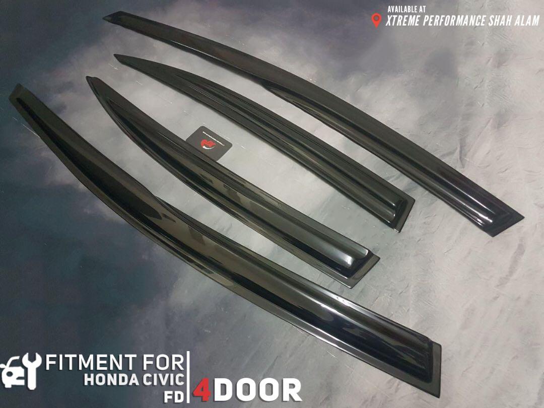 Window Door Visor Wind Deflector For Perodua Honda Civic FD, Auto