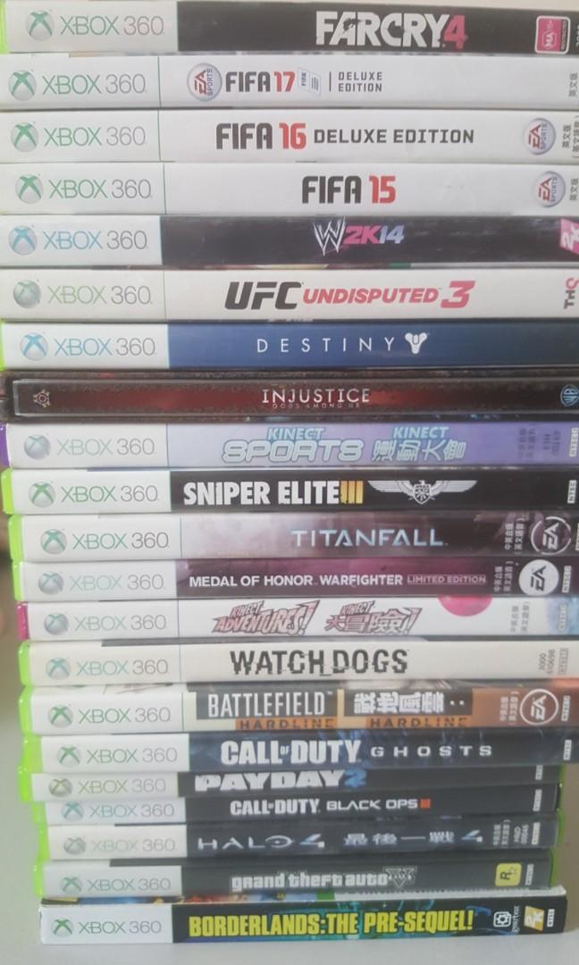 xbox 360 games bundle for sale