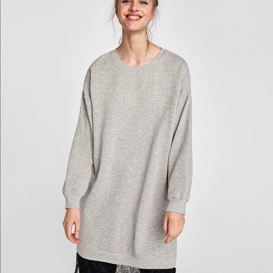oversized sweater dress zara
