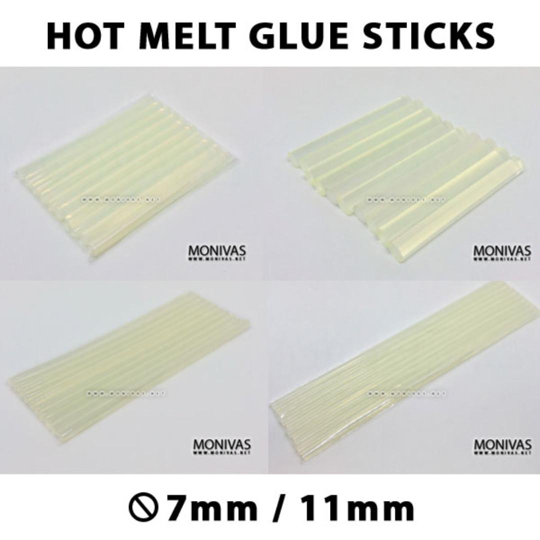 5-100pcs 7mm / 11mm Hot Glue Stick Black Hot Melt Adhesive DIY