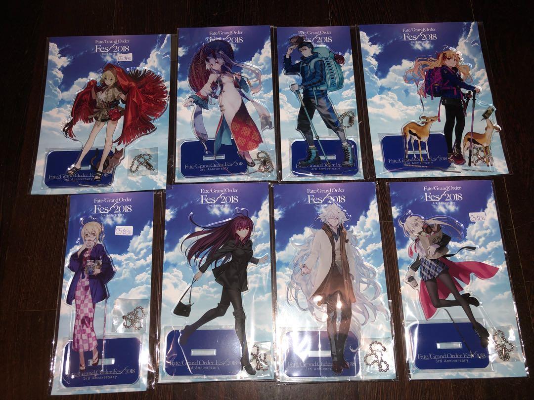全新fgo Fes 18 通販pvc 掛件及企牌尼祿黑傻師匠槍凜梅林小巴福爾摩斯謎x Alter 日本明星 Carousell