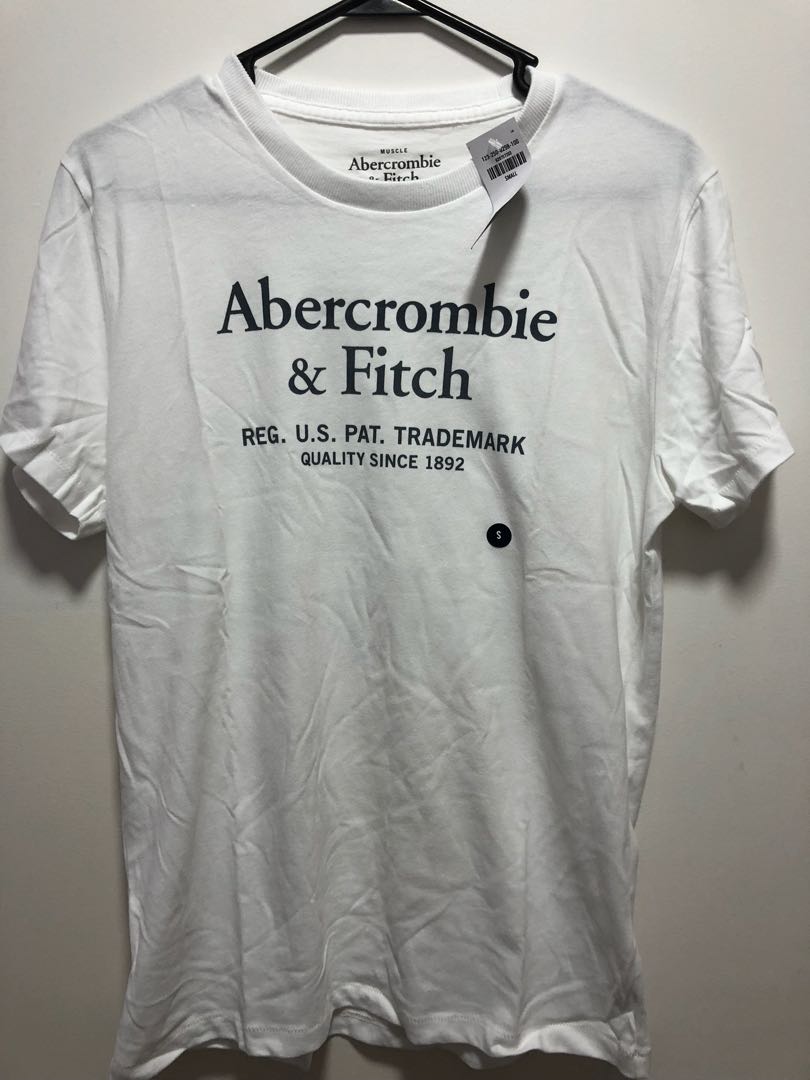 abercrombie and fitch white t shirt